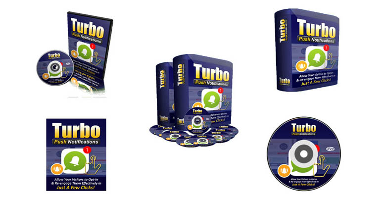 Turbo Turbo Push Notifications PRO Stunning Upsell Graphic Design